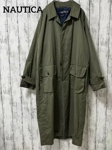 C2741 NAUTICA 트렌치코트 M 사이즈 올리브 그린