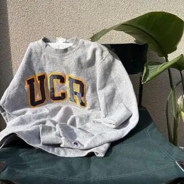 구제 의류 칼리지 로고 트레이닝복 UCR 캘리포니아 Champion