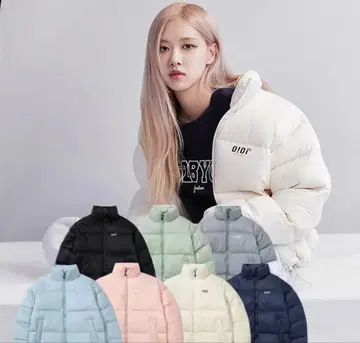 핑크 다운 자켓