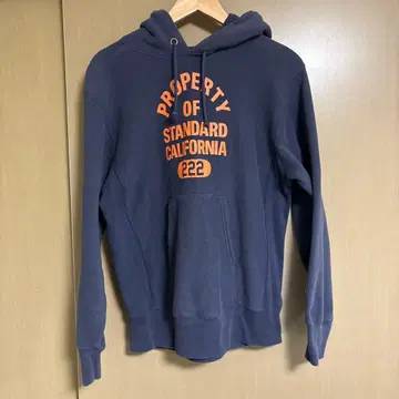 Champion Reverse Weave Warmup 후드티 네이비