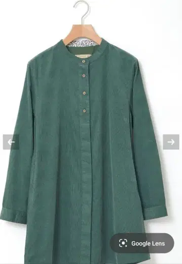 크로커다일 코듀로이 밴드 카라 튜닉