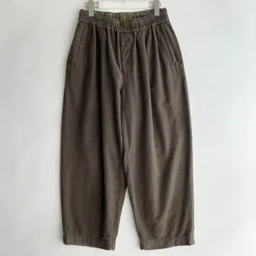 HAVERSACK 몰스킨 와이드 테이퍼드 트라우저 이지 슬랙스