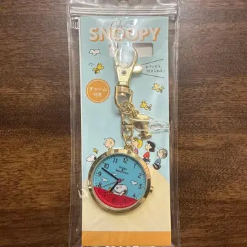 스누피 시계 키링 클립 포함