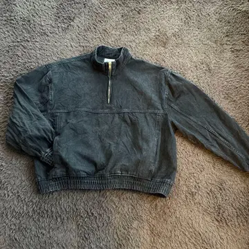 ZARA 블랙 하프 지퍼 자켓