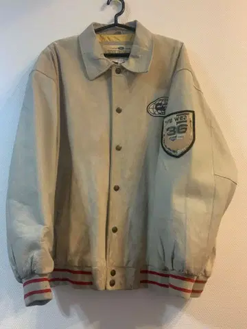 Wu-wear 가죽 자켓 스웨이드