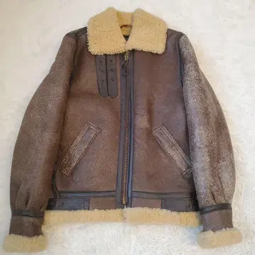 고품질 쇼트 B-3 무스탕 자켓 양가죽 미국제