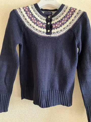 랄프 로렌 페어필 스웨터 여아 사이즈