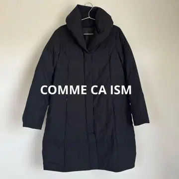 COMME CA ISM 다운 코트 블랙 다운 자켓