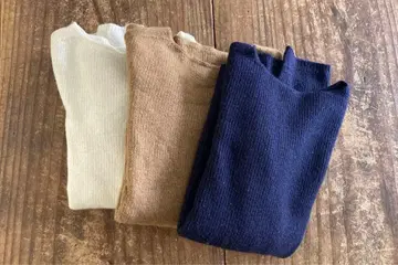 F/style 홀가먼트 리브 니트 울 니트 3개 세트