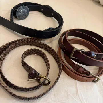 벨트 4개 묶음 판매 Ungrid 언그리드 goa 고아