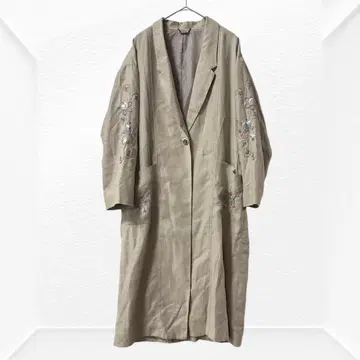 2552 Lily Brown 릴리 브라운 자수 스프링 코트 롱