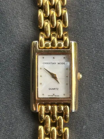 CHRISTIAN MODE 쿼츠 손목시계 골드 밴딩