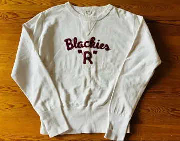 Blackies 'R' 자수 로고 맨투맨