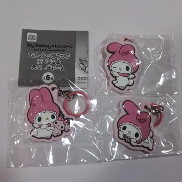 마이멜로디 화이트 & 블랙 엔젤 러버 참