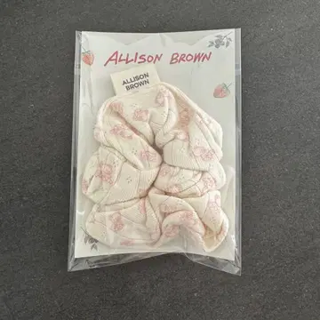 미사용품 ) ALLISON BROWN 아리손 브라운 스크런치 곰