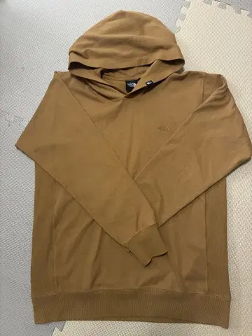 택 없는 미사용 THE NORTH FACE 브라운 후드티