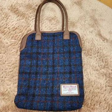 해리스 트위드 체크 무늬 핸드백 가을/겨울 여성용