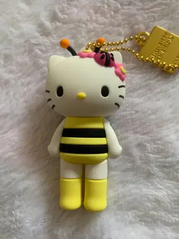 헬로키티 꿀벌 키링 약 7.2cm (Hello kitty전)