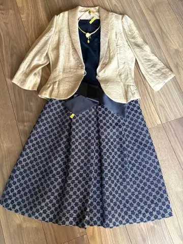 [ 새상품급 ] 세레모니 원피스 볼레로 자켓 셋업