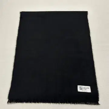 Johnstons 존스턴스 무지 스톨 머플러 블랙