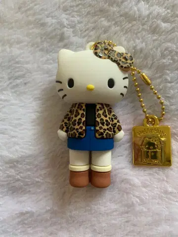 헬로키티 레오파드 무늬 자켓 키링 ( Hello kitty전 )