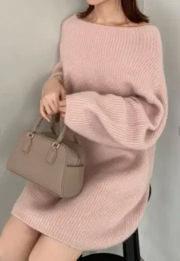 SNIDEL 라쿤 미니 니트 원피스