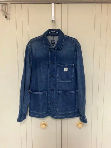 GAP 데님 자켓 인디고 블루