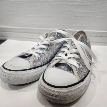 컨버스 CONVERSE ALL STAR 스팽글 실버 스니커즈