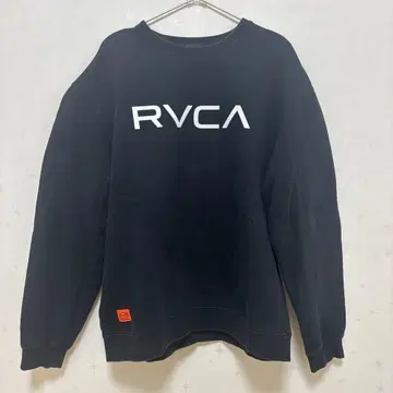 RVCA 블랙 크루넥 맨투맨
