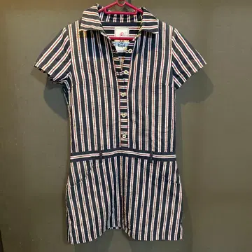 Jun and Rope 스트라이프 원피스