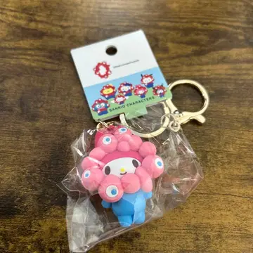 산리오 미야쿠미야쿠 변신 입체 마스코트 컬러 키링 파스텔 마이멜로디