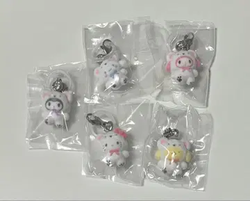 산리오 메지루시 액세서리 후와후와 스노우 가챠가챠