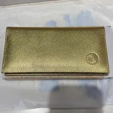 황궁 한정판 장지갑 금 판매점 천연 가죽 골드 접이식 지갑