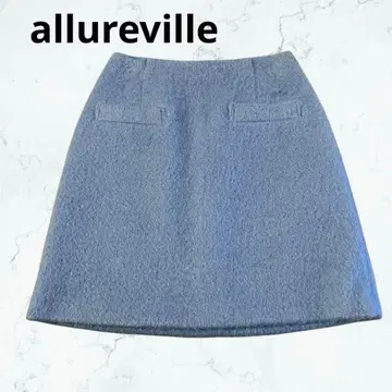 택 포함 새상품 allureville 모헤어 샤기 미니 스커트 알아바일