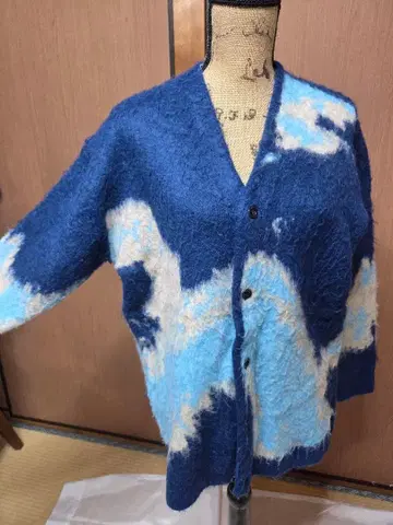 가디건 파랑과 스카이블루