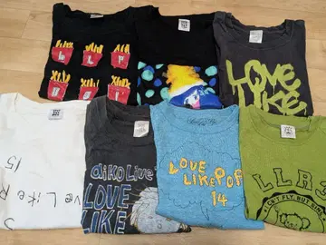 aiko 라이브 T셔츠 묶음 판매 7장