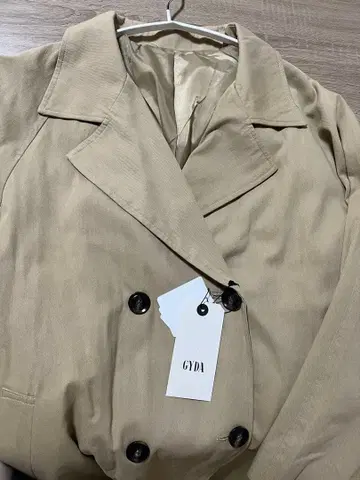 GYDA 롱 트렌치 택 포함