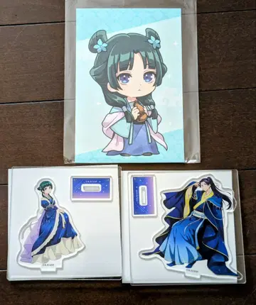 약사의 혼잣말 별하늘ver. 미니 아크릴 스탠드 마오마오&임시 엽서 포함