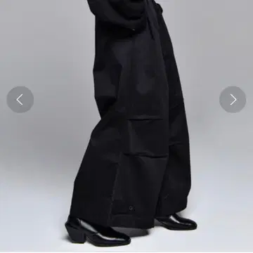 아들러 엑스트라 퀄리티 와이드 팬츠 블랙 블랙 y2k