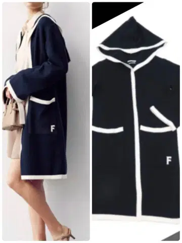 foxy 폭시 니트 가디건 롱 코트