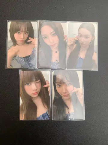 르세라핌 사쿠라 도쿄돔 FC 한정판 트레이딩 카드 5종 컴프