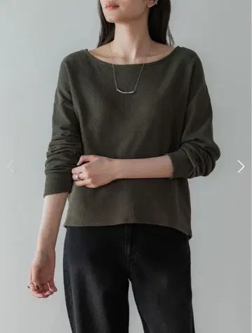 [ crewre ] 2way 러프인 레이 보트넥 롱T [ size3 ]