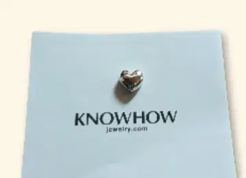 컨디션 최상 KNOWHOW 하트형 마그넷 목걸이 펜던트 탑