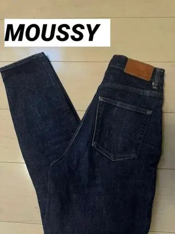 MOUSSY 마우지 ISM JEANS 하이웨스트 스키니 데님 25