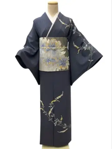 8011 * 혼카가 유젠 '사와다 타니조 사쿠' 호몬기 (순수 실크) *