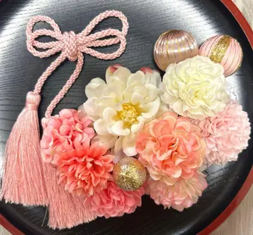 sweet 성인식 일본 의류 후리소데 시치고산 사전 촬영 머리 장식