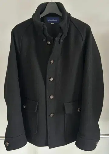 어반 리서치 Urban Research 스탠드 카라 코트 블랙