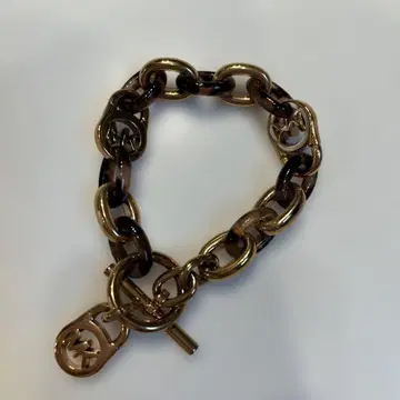 MICHAELKORS 체인 팔찌 골드/브라운