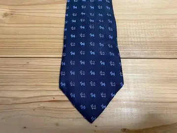 폴 스미스 넥타이 강아지 패턴 네이비