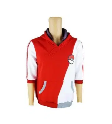 포켓몬 GO풍 코스프레 의상 후드티 트레이닝복 S 사이즈